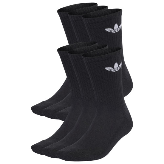 Adidas Κάλτσες Trefoil Cushion Crew Socks 6 pairs